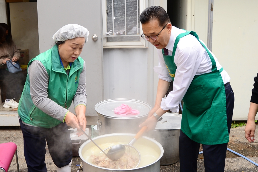 연수구 선학동 새마을회, ‘사랑의 갈비탕 나눔’