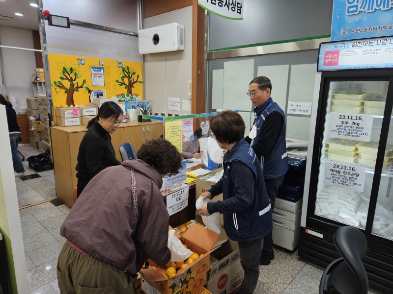 연수구, 취약계층 먹거리 지원 ‘연수마을 나눔냉장고’